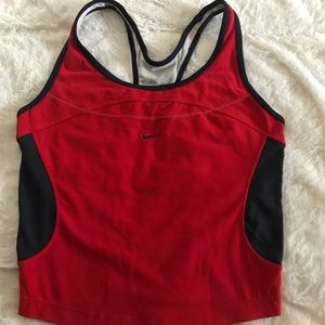 Nike workout tank crop